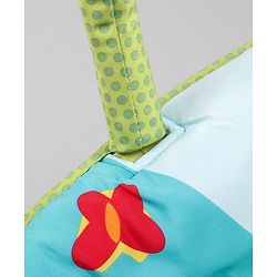 Babyhug Light Weight Comfy Bouncer With Music & Calming Vibrations Animal Print - Multicolour (Without Toys)