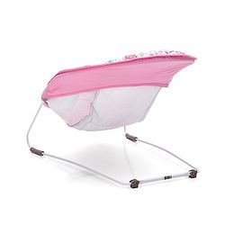 Babyhug Light Weight Comfy Bouncer With Music & Calming Vibrations Jungle Print - Pink (Without Toys)