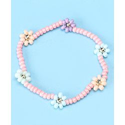 Babyhug Necklace & Bracelets Set Floral Applique - Multicolor