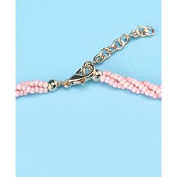 Babyhug Beads Necklace & Bracelets with Butterfly Applique - Multicolor