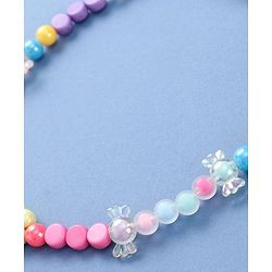Babyhug Beaded Necklace with Floral Applique - Multicolor