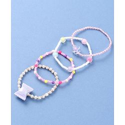 Babyhug Beaded Bracelets & Bangles Pack of 4 - Multicolor