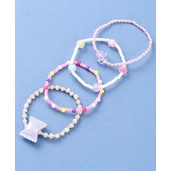 Babyhug Beaded Bracelets & Bangles Pack of 4 - Multicolor