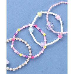 Babyhug Beaded Bracelets & Bangles Pack of 4 - Multicolor