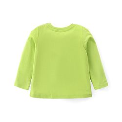 Babyhug Cotton Knit Full Sleeves Night Suit With Smiley Emoticons Print - Green