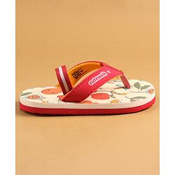 Cute Walk by Babyhug Flip Flops with Back Strap - Beige