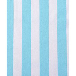 Babyhug Terry Knit Striped  Hooded Towel L 76.2 x B 76.2 cm -  Blue