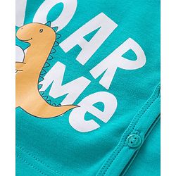 Babyhug 100% Cotton Knit Half Sleeves Striped & Printed Set Of Vests Pack Of 3 - Multicolor