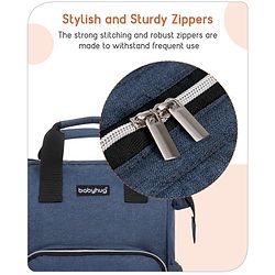 Babyhug Multipurpose Diaper Backpack -Denim Blue