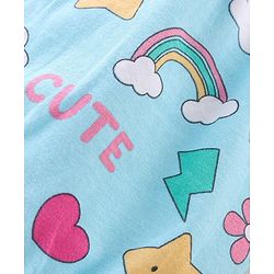 Babyhug 100% Cotton Knit Bloomers Polka Dots & Floral Print Pack of 3 - Pink Yellow & Blue