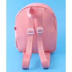 Babyhug Checkered Fashion Backpack - Light Peach