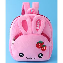 Babyhug Bunny Fashion Backpack  Free Size - Pink