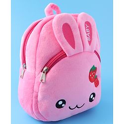 Babyhug Bunny Fashion Backpack  Free Size - Pink