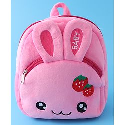 Babyhug Bunny Fashion Backpack  Free Size - Pink