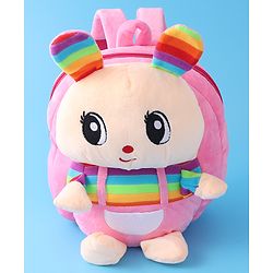 Babyhug Fashion Backpacks Bunny Applique - Pink