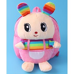 Babyhug Fashion Backpacks Bunny Applique - Pink