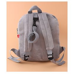 Babyhug Fashion Backpacks Unicorn Applique - Grey