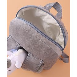 Babyhug Fashion Backpacks Unicorn Applique - Grey