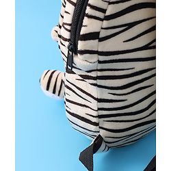 Babyhug Tiger Applique Fashion Backpack - Grey
