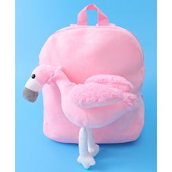 Babyhug Duck Applique Fashion Backpack - Pink