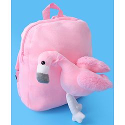 Babyhug Duck Applique Fashion Backpack - Pink