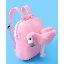 Babyhug Duck Applique Fashion Backpack - Pink