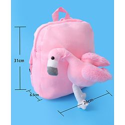 Babyhug Duck Applique Fashion Backpack - Pink