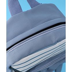 Babyhug Teddy Bear Applique Fashion Backpack - Blue