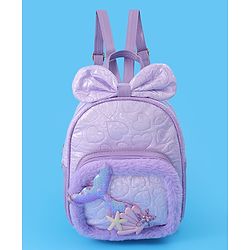 Babyhug Bow Fashion Backpacks Free Size - Purple