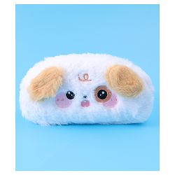 Babyhug Utility Pouch with Puppy Design - White