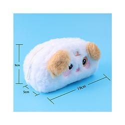 Babyhug Utility Pouch with Puppy Design - White