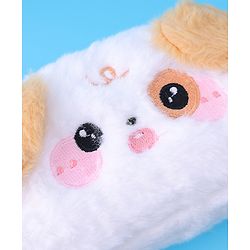 Babyhug Utility Pouch with Puppy Design - White