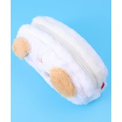 Babyhug Utility Pouch with Puppy Design - White