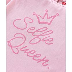 Babyhug Cotton Knit Full Sleeves Tops with Polka Dot & Text Print Pack of 3 - Multicolor