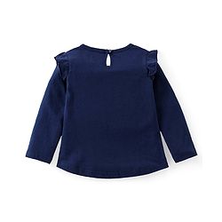Babyhug Cotton Knit Full Sleeves Top with Text Print Pack of 3  - Multicolor