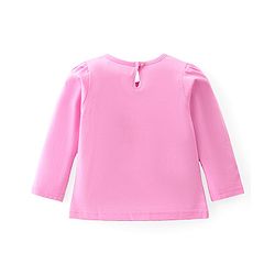 Babyhug Cotton Knit Full Sleeves Tops With Floral & Polka Dot Print Pack of 3 - Multicolor