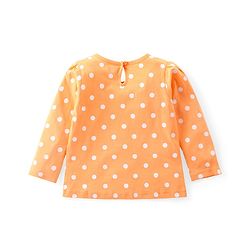 Babyhug Cotton Knit Full Sleeves Tops With Floral & Polka Dot Print Pack of 3 - Multicolor