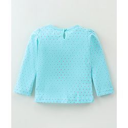 Babyhug Cotton Knit Full Sleeves Tops With Floral & Polka Dot Print Pack of 3 - Multicolor