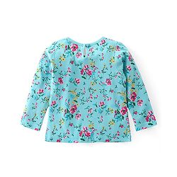 Babyhug Cotton Knit Full Sleeves Top with Koala & Floral Print Pack of 3 - Multicolor