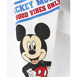 Babyhug Disney Terry Knit Full Sleeves Sweatshirt with Mickey Mouse Graphics - White