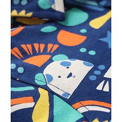 Babyhug Cotton Knit Full Sleeves Printed Shirt - Multicolor