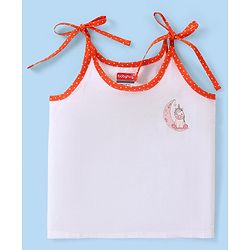 Babyhug 100% Cotton Shoulder Tie Knot Jhablas with Sea Life & Unicorn Print Pack of 5 - White