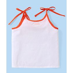 Babyhug 100% Cotton Shoulder Tie Knot Jhablas with Sea Life & Unicorn Print Pack of 5 - White