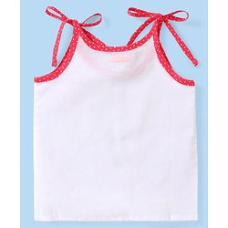 Babyhug 100% Cotton Shoulder Tie Knot Jhablas with Sea Life & Unicorn Print Pack of 5 - White