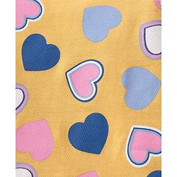 Babyhug Cotton Knit Full Sleeves Top with Heart & Polka Dot Print Pack of 3 - Multicolor