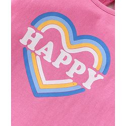 Babyhug Cotton Knit Full Sleeves Top with Heart & Polka Dot Print Pack of 3 - Multicolor