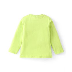 Babyhug Cotton Knit Full Sleeves T-Shirt With Stripes & Text Print Pack Of 3 - Multicolor