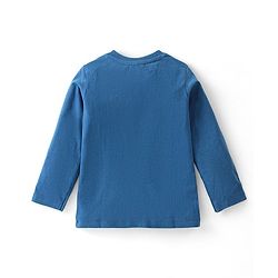 Babyhug Cotton Knit Full Sleeves T-Shirt With Stripes & Text Print Pack Of 3 - Multicolor
