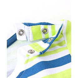 Babyhug Cotton Knit Full Sleeves T-Shirt With Stripes & Text Print Pack Of 3 - Multicolor