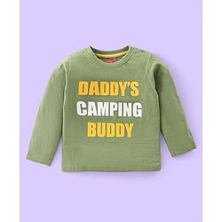 Babyhug 100% Cotton Knit Full Sleeves Striped T-Shirt With Wild Animals Print Pack of 7 - Multicolour
